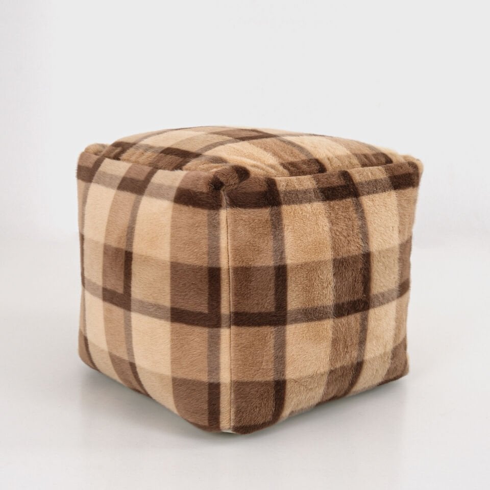Plaid Kareli Puf